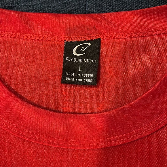 Claudio Nucci red embroidered tunic - Picture 3 of 12